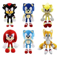 30cm New Arrival PP Cotton Sonic Plush Toys Cute Action Figure Shadow the Hedgehog Plush Toy for Xma