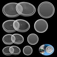 Can Lid for Cans Canning Lids β 12 Pieces Canning Lid Cat Food Diameter 65/73/84/99 mm, Canning Can