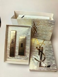 ✨正品現貨✨全金版✨YSL唇膏唇蜜兩件套禮盒 #1936 #12