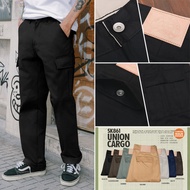 Simple&Raw - กางเกง SK861 Union Cargo (Black)
