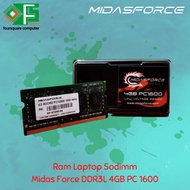 ram laptop ddr3l 4gb pc 1600 midas force sodimm ddr3 4 gb low voltage