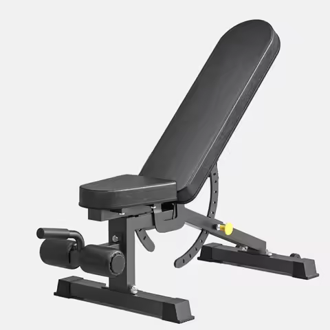 Black Fitness Bench Exercise Equipment Multi-Functional Adjustable All-in-One Black Dumbbell Bench B