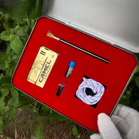 IMCO 6800 Handmade Carving Set Lighter Mechanical Semi automatic Windproof Kerosine Lighters Consuma