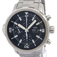 IWC 萬國錶 Aqua Timer 計時碼錶 精鋼自動男士腕錶 IW376804 拋光