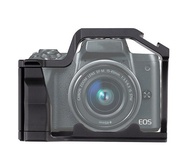 Camera Cage EOS M50 Mark II M50 M5 Camera Case Rig Mirrorless Camera with Cold Shoe Mount 1/4" & 3/8