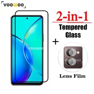 Vivo Y27S Full Cover Tempered Glass Film for Vivo Y17S Y27 Y36 5G Y22S Y22 Y35 Y02T Y02 Camera Lens Screen Protector