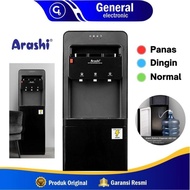 DISPENSER AIR GALON BAWAH ARASHI ABD 04C HITAM - PANAS DINGIN NORMAL GARANSI RESMI -MiniStore5