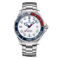 PAGANI DESIGN นาฬิกาข้อมือชาย นาฬิกาไอน้ำอัตโนมัติ สายรัดยาง หน้าปัดสีดำ หน้าปัดสีขาว หน้าปัดสีน้ำเง