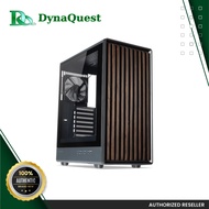 Tecware Timber L Black High Airflow ATX Wood Case TG w/ 4x120mm Fan