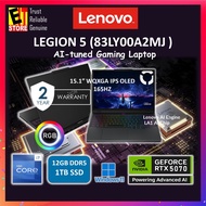 Lenovo Legion 5 AI Gaming Laptop (i7-14700HX/16GB/1TB/RTX5070 8GB GDDR7/15.1 OLED WQXGA 165HZ/RGB/W1