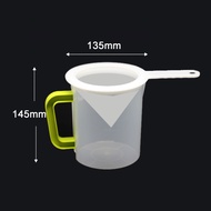 Ultra-Fine Filter Mesh pp Measuring Cup Boiling Scale White Wine Wine Juice Soy Milk Filter Kitchen 