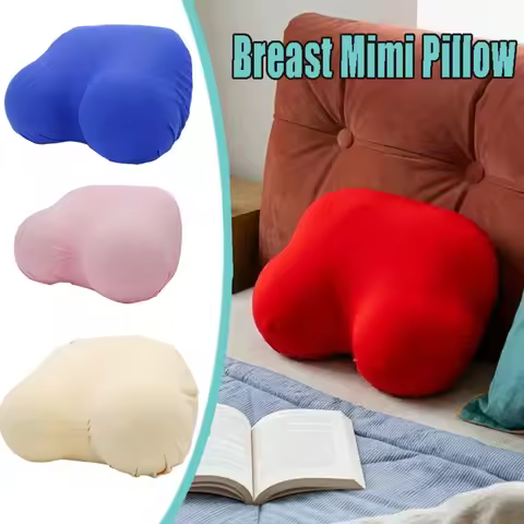 Simulation Women Memory Foam Slow Rebound Breast Pillow Creative Funny Memory Foam Breast Boobs Hug 