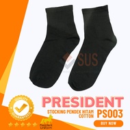 Stocking Hitam Pendek / Stocking Hitam Panjang / Stocking Sekolah- President ( PS003 / PS004 )