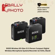 RODE Wireless GO (Gen 3) 2-Person Compact Digital Wireless Microphone System/Recorder