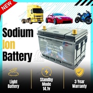 🌟🌟 New Arrived 🌟🌟 Sodium ION Battery | 14.1v Standby voltage | 3 Years warranty | CAR/MOTOR/LORRY ba