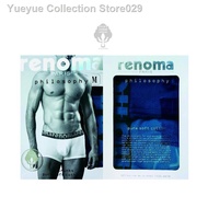 shorts▤◄♙∈Renoma Philosopy Men s Trunk 2pcs pack RPX5382 Black Combo and Blue | underwear