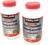 TZWK Kirkland Signature Extra Strength Glucosamine 1500mg/Chondroitin 1200mg Sulfate 220 Tablets (Pa