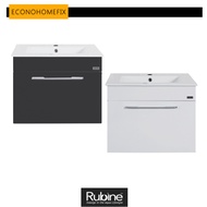[ RUBINE ] RBF-1164D1 BK / RBF-1164D1 WH 60cm Stainless Steel Vanity Cabinet, 1 Door Opening