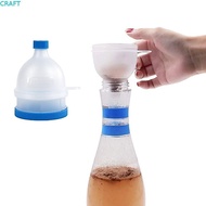 CRAFT Protein Powder Funnel, 70ml 2 Layers Protein Powder Container, BPA Free Plastic 2 in 1 Protein