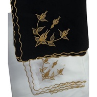 Shawl Sulam VIRAL Saloma Shawl Sulam Penuh Kahwin Nikah  Bunga 4 Penjuru