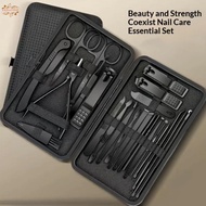 Ank 8/24 Pcs Professional Manicure Tool Set Stainless Steel Nail Clipper Kit Portable for Personal H
