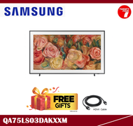 [ Delivered by Seller ] SAMSUNG 75" inch LS03D The Frame QLED 4K Art Mode Smart TV (2024) QA75LS03DA