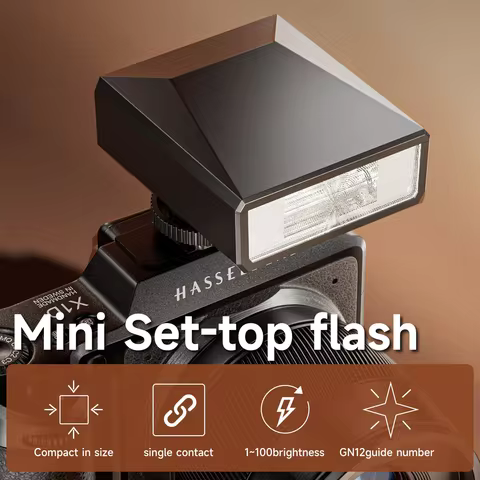 Mini Camera Flash Camera Speedlite for Ricoh (GR3/GR3X,etc.) Nikon/Canon/Fuji,Digital Film Cameras,M