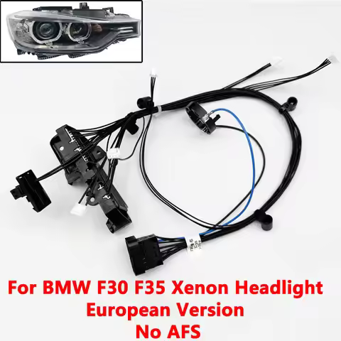 For BMW 3 Series F30 F35 318320 323i Headlamp Internal Harness Wire Group Plug Module Circuit with B