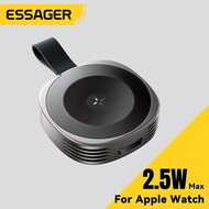 Essager 2.5W Apple Watch Wireless Chargers Fast Charging Portable Zinc Alloy Type C +Lightning Twopo