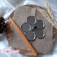 Peyek Mold Contains 3 or 5, Diameter 8 cm or 5 cm, Stainless Steel Material