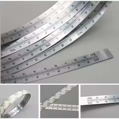 Stainless Steel Self Adhesive Miter Saw Track Tape Measure Backing Metric Steel Ruler Tape Measureme
