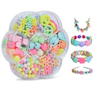 Colorful DIY String Beads Make Up Toys For Children Handmade Necklace Bracelet Kit Toy Puzzle Girls Jewelry Educational Toy Gift