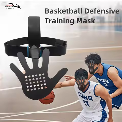 1 Pcs Basketball Game Defensive Training Mask Shoot Dribbling Resistance Training Mask Training Equi