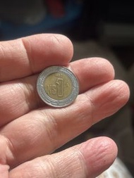 G2C013)1992年墨西哥1元硬幣