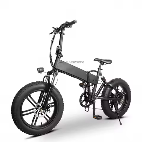 MK011 36V 500W 750W 20 Inch 40 Mph Dropshipping Full Suspension Fat Tyre Folding Electric Bicycle fo