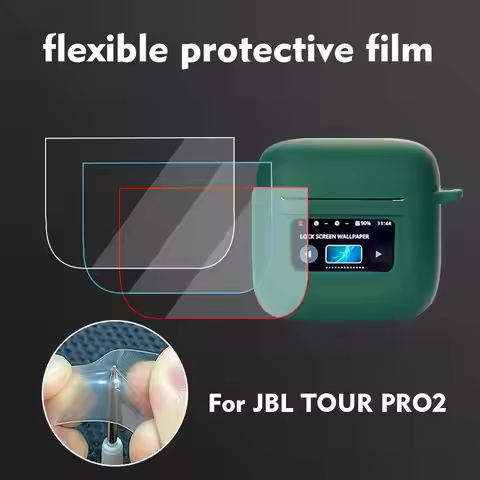 Protective Film For JBL TOUR PRO 2 Ultra-thin TPU Bluetooth Headset Soft Cover Anti-scratch Transpar