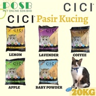 CICI Premium Pasir Kucing 20kg / Cat Litter 20kg/ Pasir Kucing 20kg