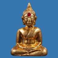 SMK验证卡✅ LP Phra Sai 龙婆帕赛 人缘佛祖 Wat Pho Chai 佛历2505 天花板 头帮第5模 Phim Samathi 冥想模 原装皮 大耳朵 红宝石 老挝佛祖 泰国佛牌圣物