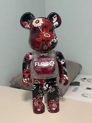 BE@RBRICK x MAMES Flor@ (Red Flower Ver.) 400% & 100%