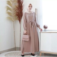 Gamis Aresa Terbaru crinkle airflow premium