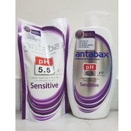 Antabax Antibacterial Shower Cream Sensitive 880/550ml | Cecair Mandian Antibakteria