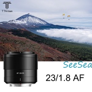 TTArtisan 23mm f1.8 Auto Focus APS-C Lens for Fuji X / Sony E / Nikon Z Mount Mirrorless Cameras