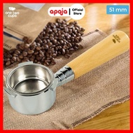 Apaja Naked Portafilter Stainless Steel 51mm - EC680