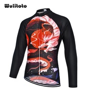 WULITOTO New Men's Cycling Top Breathable Long Sleeve Cycling Jersey