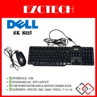 Dell SK-8115 USB wired Keyboard & Mouse Combo Pack