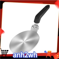 【A-NH】Induction Hob Converter Plate, Stainless Steel Induction Converter Plate with Insulated Handle