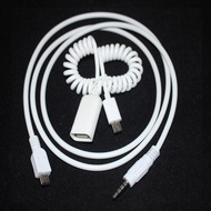 Car T-Port to USB Adapter Cable AUX3.5 Audio Cable AUX to USB Female U Disk Connection Male Chain