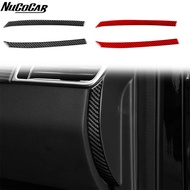 For Benz GLE GLS W166 2016-2019 Carbon Fiber Instrument side Panel Trim strip Car Accessories Interi