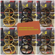 JL NEW DESIGN DYNOPRO X4 sport rim 4 batang 1.6/1.6x17 Y15ZR Y16ZR LC135 V8 Y125Z custom hub PNP