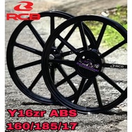 SPORTRIM YSUKU Y15 Y15ZR Y16  Y16 ABS RCB ORIGINAL SP800 SPORT RIM 800 160 / 185 / 17  COLOR BLACK